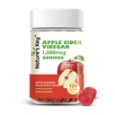 Nature's Key Apple Cider Vinegar Gummies 120 Tel ACV Gummy met Folic Vitamine B6 B12 Rode bieten & granaatappel - Veganistisch, niet-GMO & Glutenvrij