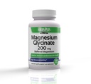 Magnesium Glycinate 200 mg per Serving, Muscle, and Cardiovascular Health, Buffered Magnesium, Health and Nutrient Metabolism, High Bioavailability, 60 Servings