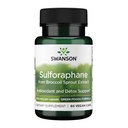 Swanson Sulforaphane - Broccoli Spruit Extract Ondersteuning Cellular, GI Tract, en de gezondheid van de lever - Natuurlijke supplement gestandaardiseerd tot 0,4% Sulforaphane - (60 Veggie Capsules, 400mcg Elk)