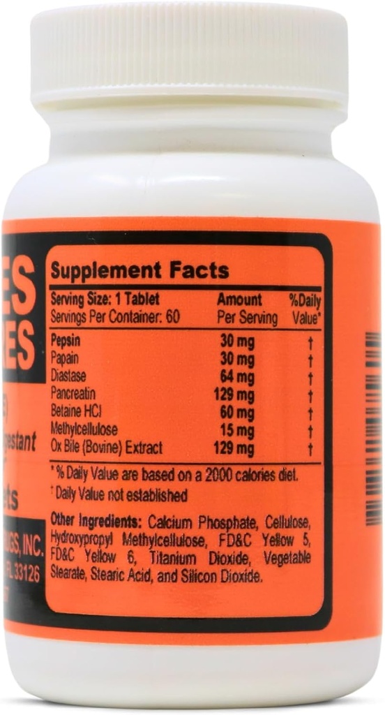 Met Enzymatic Digestan 60 tabletten.