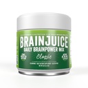 BrainJuice Nootropics Brain Support Supplement, Glutenvrij poeder voor energie en focus, Drink Mix met L Theanine, Alpha GPC, Vitamine B, Biologische Groene Thee Extract Cafeïne, Classic, 15 porties