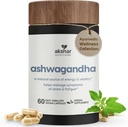 Akshar Ayurveda - Ashwagandha Capsules met Ashwagandha Root Extract en poeder - Adaptogene kruidenondersteuning voor stress, stemming, energie en vitaliteit - Vegan Cruelty-Free Ashwagandha Supplementen (60 telling)