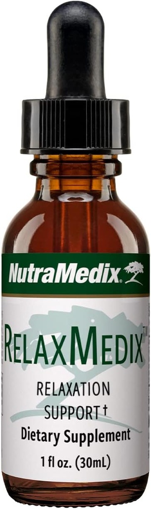 NutraMedix RelaxMedix Drops - Rust en ontspannen Ondersteuning Supplement met Samento Cat's Claw en Valeriaan Wortel Extract - Tinctuur voor ontspannen en immuunsysteem ondersteuning (1oz / 30ml)