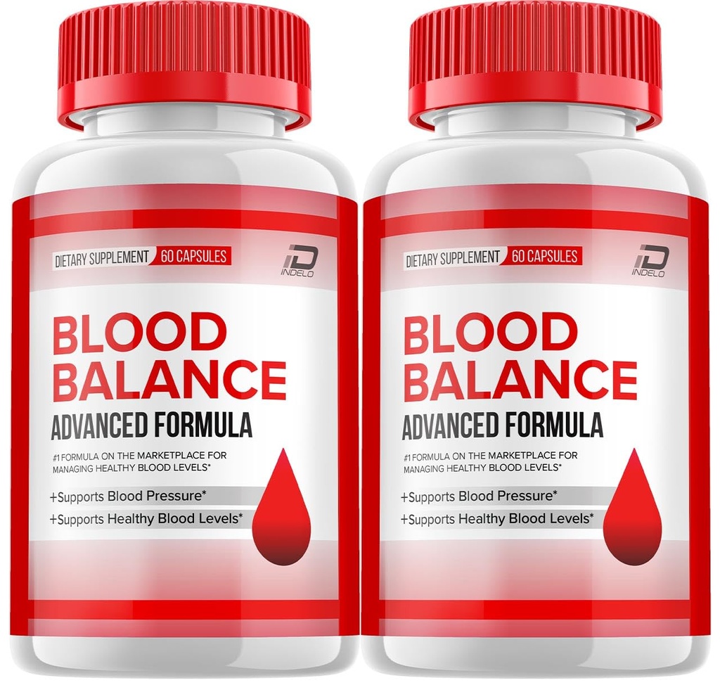 Bloedbalans Capsules, BloodBalance Advanced Supplement, Alle natuurlijke formule om gezond niveau te handhaven, maximale sterkte dagelijkse formule, bloedbalans beoordelingen (2 Pack - 120 Capsules)