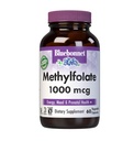 BlueBonnet Nutrition Methylfolaat 1000 mcg, for Energy, Mood, and Prenatal Health*, Non-GMO, Vegan, Kosher Certified, Gluten-Free, 60 plantaardige capsules, 60 porties