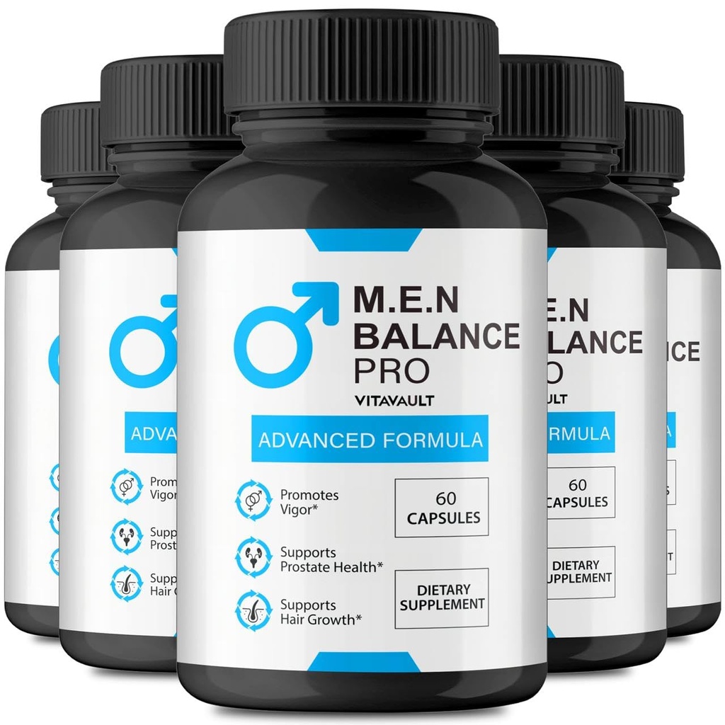 M.E.N Balance Pro Capsules - Officiële Mannen Balance Pro Pillen ter ondersteuning van Prostaat Heath, alle natuurlijke formule voor energieniveaus en algemene welzijn, Premium M.E.N Balance Pro Reviews (5 Pack)