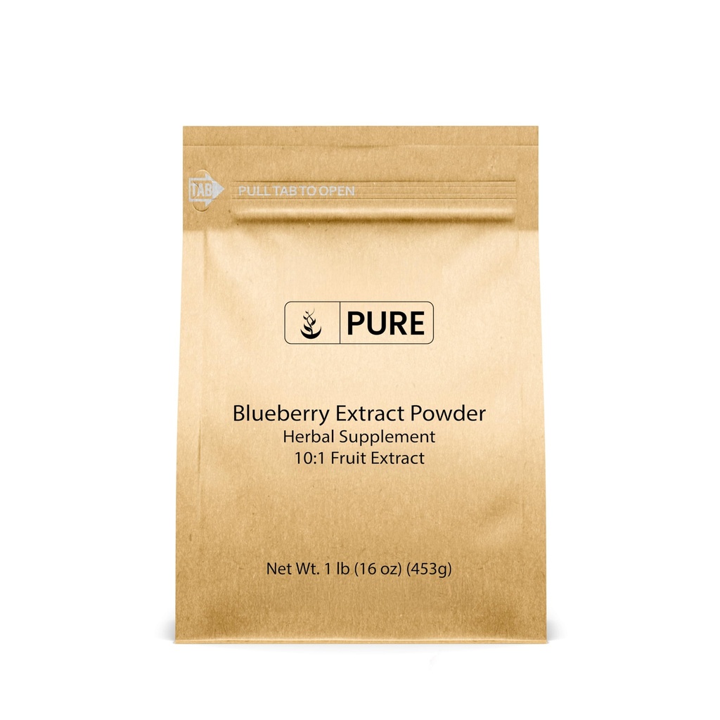 PURE ORIGINAL INGREDIENTS Blueberry Extract Powder (1 lb) Pure Herbal Supplement Extract Powder