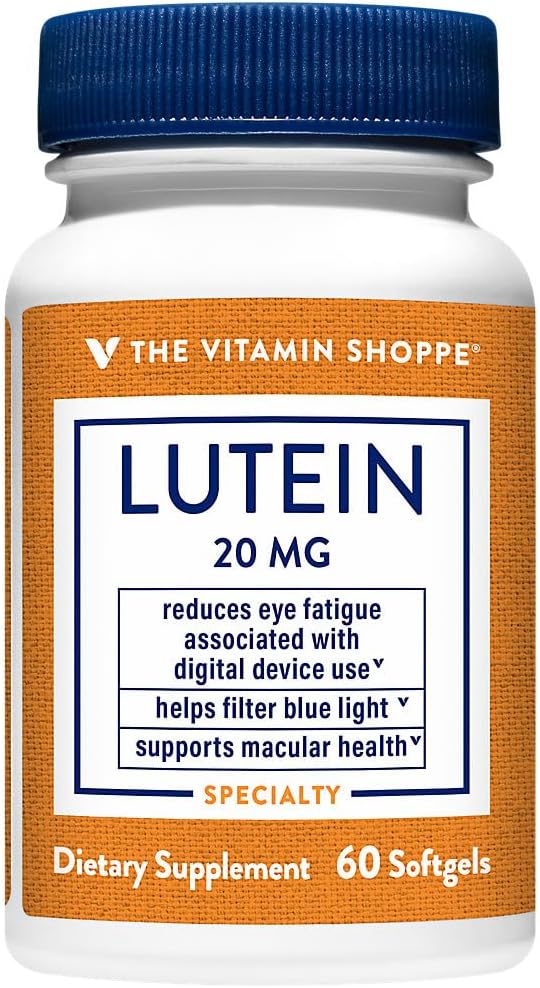 De Vitamin Shoppe Lutein 20 MG (60 Softgels)