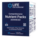 Life Extension Comprehensive Nutrient Packs Advanced, Curcumin, Fish Oil, multivitamine, CoQ10, multis en supplementen, 30 on-The-go Packets, Glutenvrij, Non-GMO