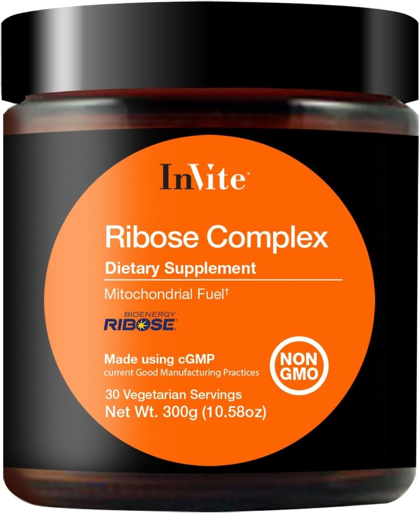 Uitnodigen van gezondheid Ribose Complex - Ondersteunt energie en duurzaamheid tijdens de oefening met behulp van een uitgebreide mix van ingrediënten, inclusief D-Ribose - 30 porties