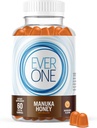 Ever One Manuka Honey Nieuw-Zeelandse Gummies - Natuurlijke Immune Support Supplement - Vegetarisch, Gelatine Vrij - Delicious Mandarin Flavored Immunity Gummy Vitaminen