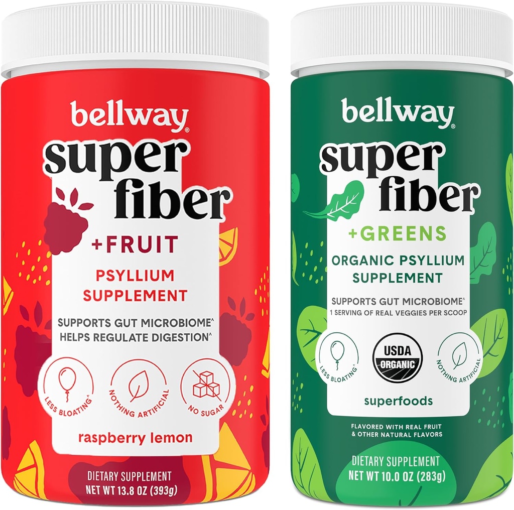 Bellway Super Fiber Poeder + Fruit, Framboos Citroen Super Fiber + Groenen