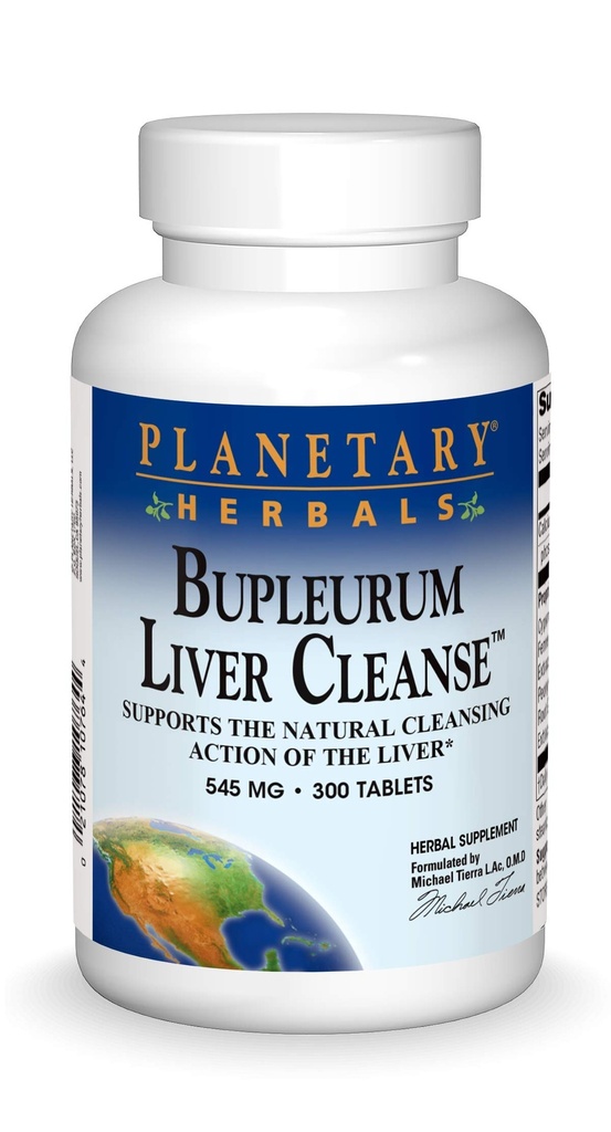 Planetaire kruiden: Bupleurum Lever Reiniging 545 mg 300 Tablet