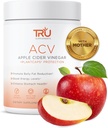 TRU Supplementen ACV, Apple Cider Vinegar, Biologische ACV met de moeder, Verbetert spijsvertering en huidgezondheid, 45 porties, 1000mg