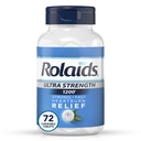 Rolaids Ultra sterkte Antacida kauwtabletten, munt, 72-Count