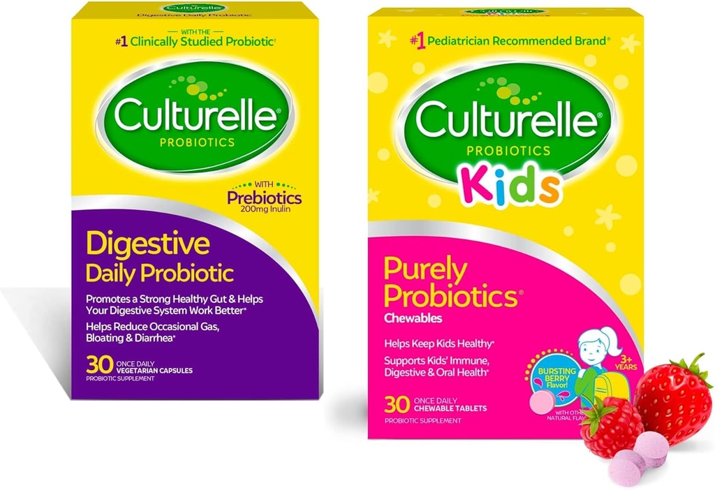 Culturelle Digestieve Gezondheid / Kids Kauwtabletten bundel