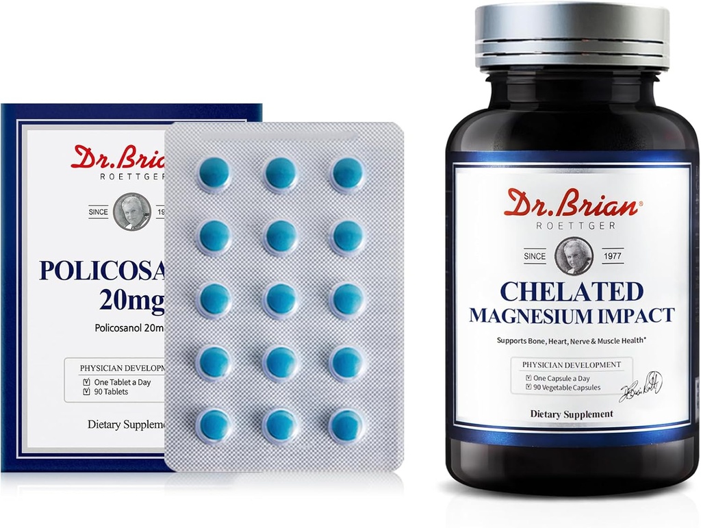 Policosanol Supplementen en gecheleerde Magnesium Supplementen Gebundelde producten