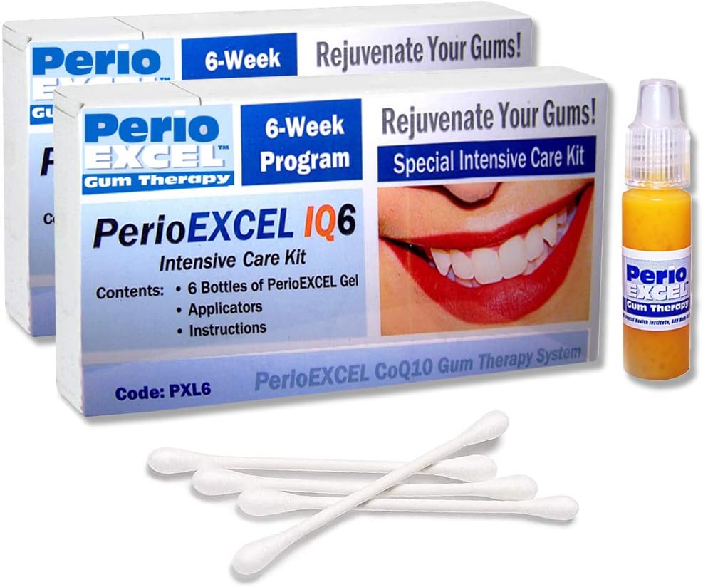 SDC - PerioEXCEL IQ6 DuoPack Intensive Care 12-Week Gum Therapie Kit met CoQ10 Gum Gel