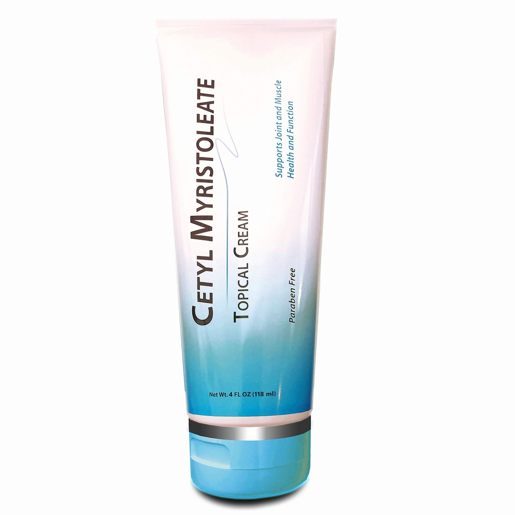 Cetyl Myristoleate Topical Cream Omega 5 vetzuur - helpt verminderen gewrichts- en spierproblemen - Inclusief Arnica, Glucosamine, Aloë, Jojoba, Zonnebloem & Sesamzaadolie - 4oz. door Coreceumin
