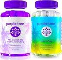 Paarse boom Vieren + Volgende Dag Bundle Na Celebration Wellness Vitamine Combo, Lever Ondersteuning & Body Replenisher