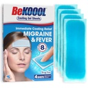 BeKOUL Migraine Gel Sheets - 4 Tellen