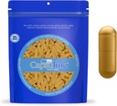 Capsuline Size 0 - Colored Gold Empty Gelatin Capsules - 500 Count - Empty Gel Pill Capsules - DIY Pure Bovine Pill Capsule Filling - Empty Caps - Kosher and Halal Certified