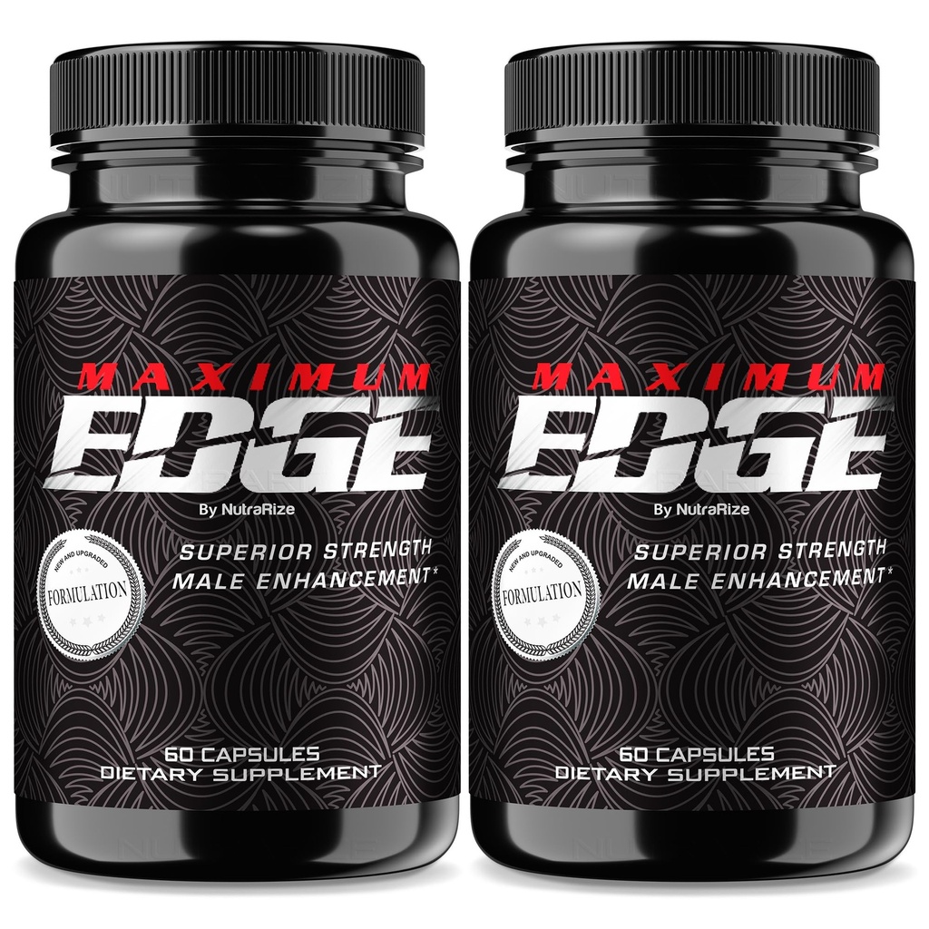 (2 Pack) Maximale Rand Mannelijke Pillen - Maximale Rand Capsules voor Mannen, Volledige Dagelijkse Formule voor Algemene Wellness en Peak Performance, Maximale Rand Advanced Dietary Supplement, Beoordelingen (120 Capsules)