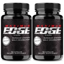 (2 Pack) Maximale Rand Mannelijke Pillen - Maximale Rand Capsules voor Mannen, Volledige Dagelijkse Formule voor Algemene Wellness en Peak Performance, Maximale Rand Advanced Dietary Supplement, Beoordelingen (120 Capsules)