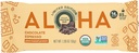 Aloha Organic Chocolate Espresso Protein Bars, 14g Plant Based Protein, 85mg Cafeïne, USDA Certified Organic, Gluten Free & Non-GMO, 1,98 Oz (Pack of 12)