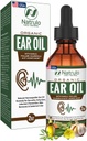 Biologische oorolie voor oorontsteking - Natuurlijke oordruppels voor oorpijn, Swimmer's Ear & Wax Removal - Kids, Adults, Baby & Dog Earache Remedy - oordruppels met Mullein, Knoflook Made in USA