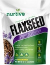 Vlaszaad Proteïnepoeder - Plant-Based, rijk aan Omega-3 en Antioxidanten - Ideaal voor post-Workout Recovery - Nutritional Boost for Smoothies & Baking - Non-GMO & Gluten-Free (16 oz / 454 g)
