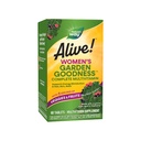 Nature's Way Alive! Tuingoedheid Multivitamine voor vrouwen, hoge potentie B-Vitaminen ter ondersteuning van cellulaire energie*, 1 die groenten en fruit serveren**, 60 tabletten