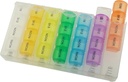 Pop Up Weekly pil Organizer 4 keer per dag . . Grote reis pil geval w/28 Compartiment to Hold Medication, Vitamine & Supplement . . Daily Pill Box 7 Day . .