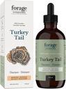 Voer Hyperfoods- Alcoholvrije Canadese Wild Turkey staart Paddestoel Superfood Liquid Supplement Extract Tinctuur, Vegan, Non-GMO, Immune System en Gut Health Support, 118ML