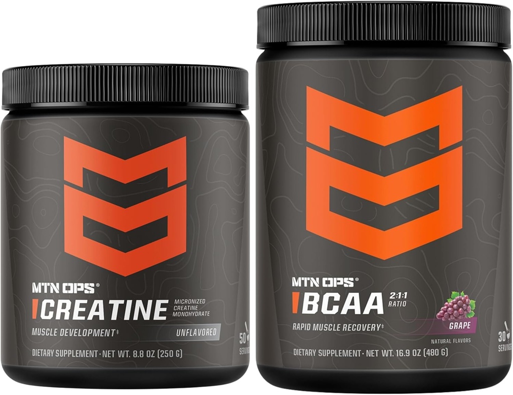MTN OPS Creatine + BCAA Aminozuren Grape Bundle