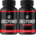 Erecpower for Men Capsules - Erecpower Pillen Geavanceerde Formule - Maximale sterkte, ErecPower for Men Supplement Erec Power 60 Capsules, Erec Power Vitamine Pillen Reviews (2 Pack)