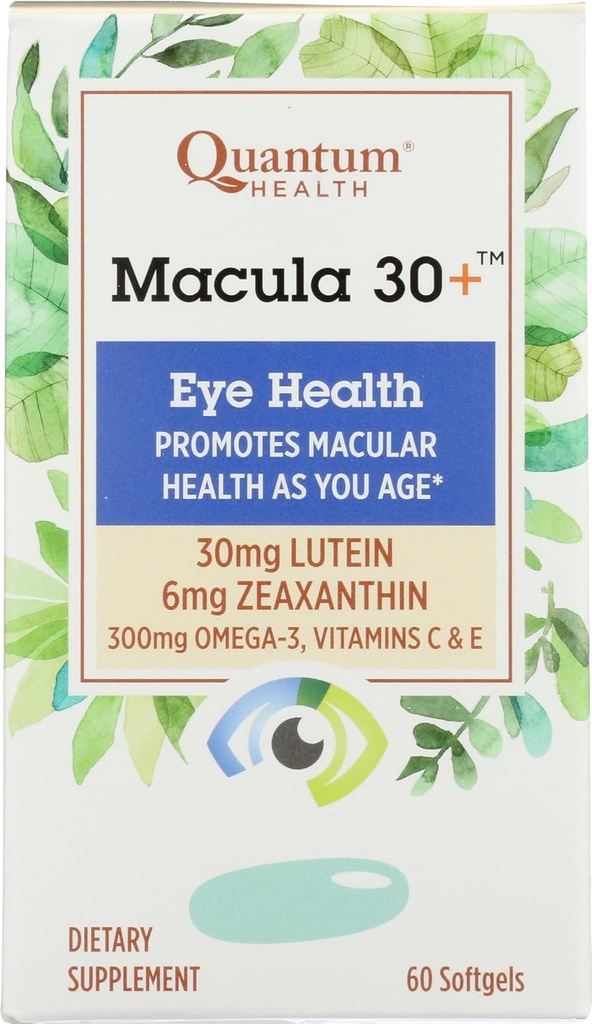 Quantum Health Macula 30+ Eye Health, 60 Softgels (pakket van 1)