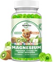 Liposomale Kids Magnesium Gummies- Magnesium Glycinate Gummies for Kids Supplement-w/Omega-3, Vitamine B6, D3- Ondersteuning Kalme Stress Relief, Bones, Mood, Green Apple & Kiwi Flavor, 60 Tellen