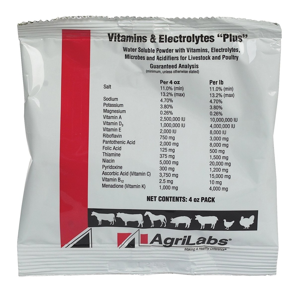 Vitaminen & Elektrolyten Plus door Agrilabs