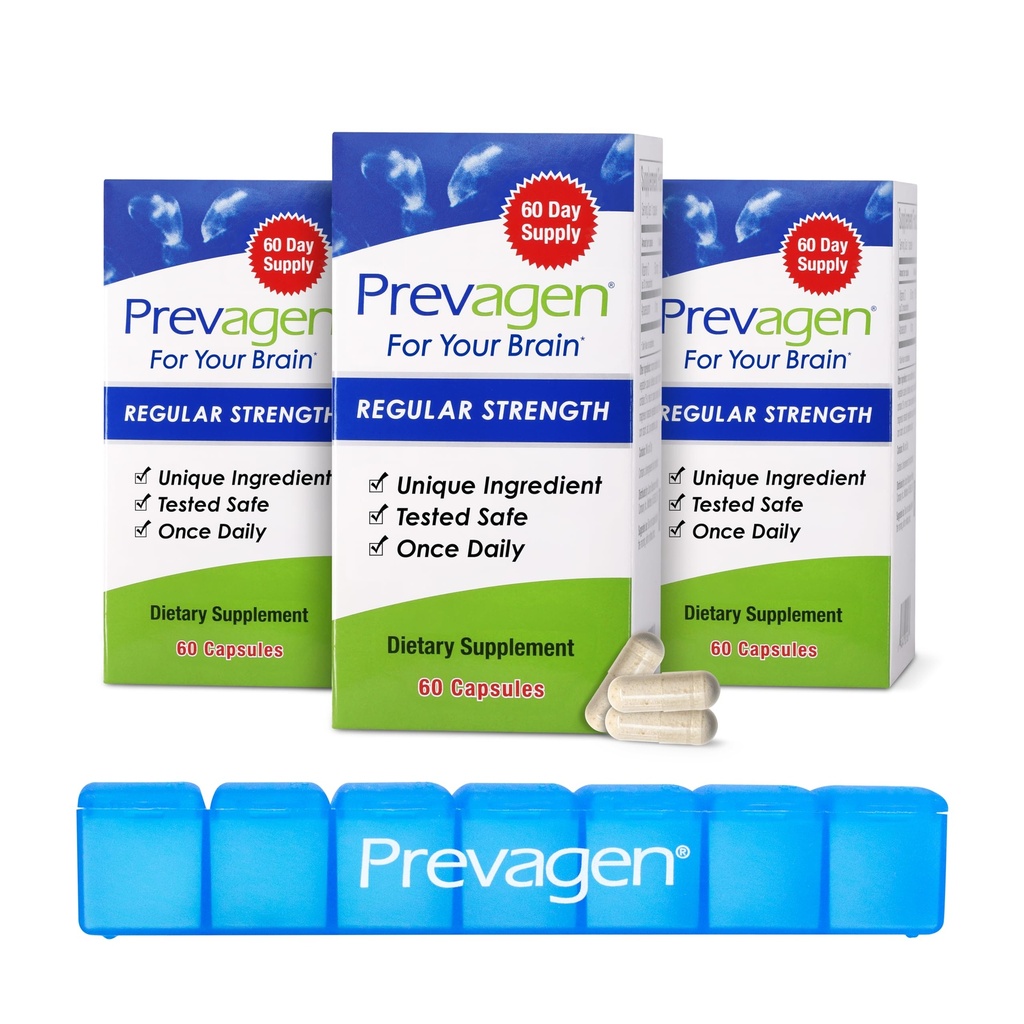 Prevagen Regular Strength - 180 Capsules (6 maand supply) 