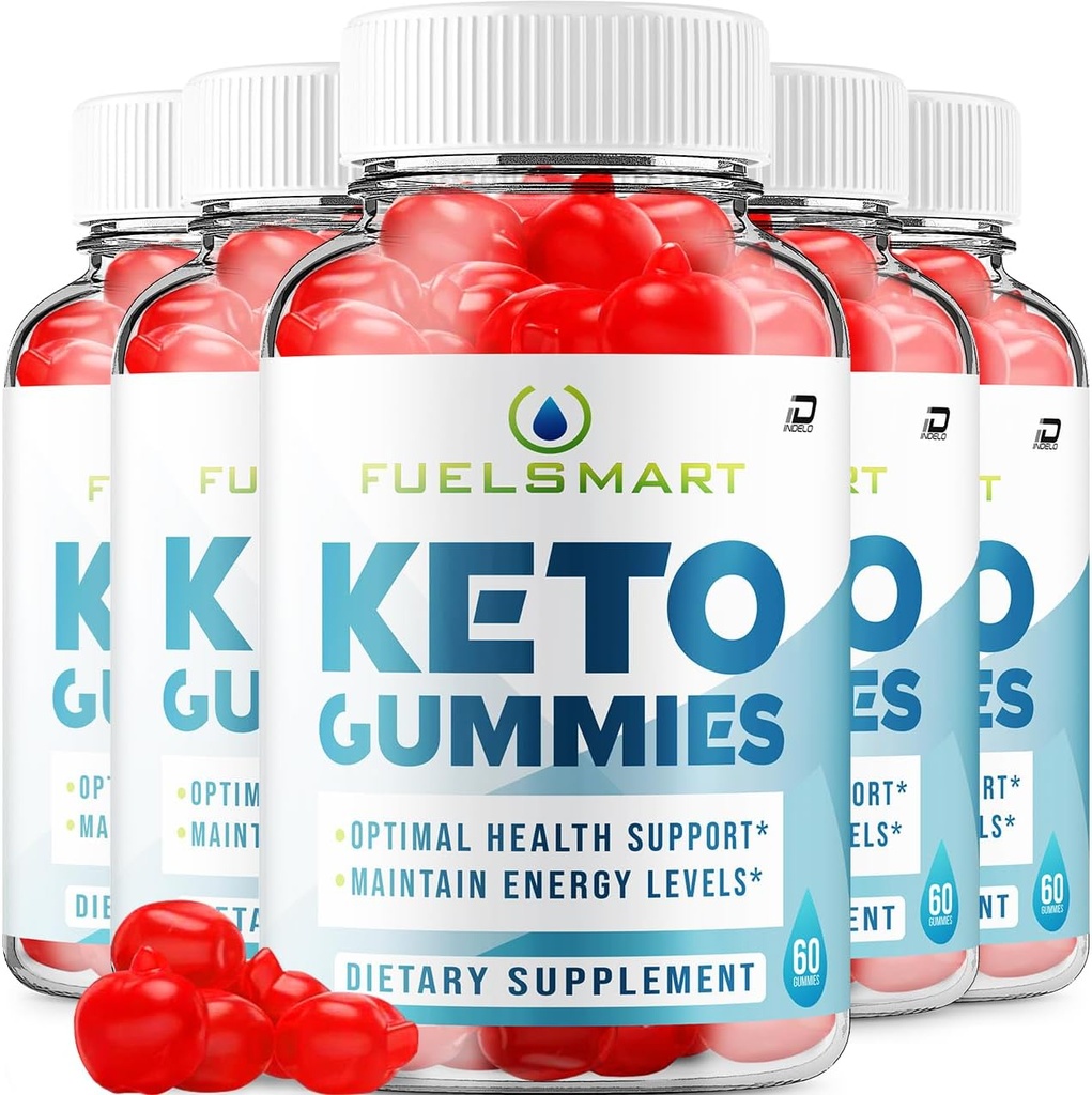 Brandstof Smart ACV Gummies Supplement - FuelSmart + ACV Weight Management Gummies Apple Cider Vinegar 1000MG, Brandstof Smart Keto Gummies Reviews, Vitamine B12 (5 Pack - 300 Gummies)