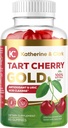 Katherine & Clark Tart Cherry Gold Montmorency Gummies - Tart Cherry Extract Gummies with Seldery Seed - Promoot gezonde Uric Acid niveaus ter ondersteuning van Joint Relief - Vegan Made in The USA - 60 Tel.