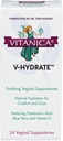 Vitanica V-Hydrate, Hyaluronzuur Vaginale Supposititories voor Comfort en Vaginale Hydratatie met Aloë Vera en Vitamine E, Hormone-Free & Drug-Free, Veganist, 2 maand supply, 24 Tel.