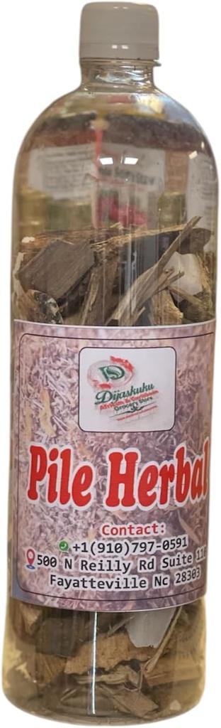 Pile Kruiden (Agbo Jedi) Traditionele kruidensupplement, plastic fles