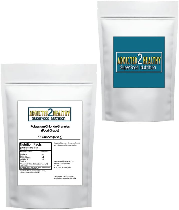 1 pond kaliumchloride Granulaat (voedingskwaliteit) - door verslaafd 2 gezond, 16,0 Ounce