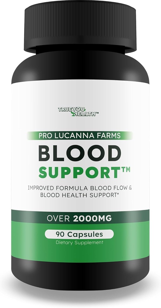 Pro Lucanna Farms Blood Support - Verbeterde Formule Blood Flow Supplement & Sugar Health Blood Health Support - Bloedstroom pillen - Bloedcirculatie Supplement - Glucose Ondersteuning Supplement Bloed pillen