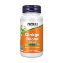 NOW Foods Supplements, Ginkgo Biloba 60 mg, 24% Standardized Extract, Non-GMO Project Geverifieerd, 120 Veg Capsules