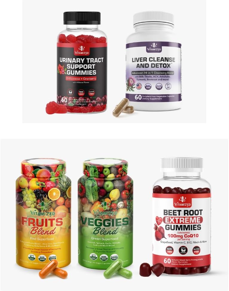Complete Wellness Bundle: Verhoog uw gezondheid met vier essentiële supplementen
