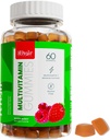 Khair Halal Adult Multivitaminen Gummy - Vegan, Non-GMO - Glutenvrij, Gelatinevrij - Essentiële Vitaminen: Vitamine A E C D B12 & Vitamine B6 Halal Vitaminen - 60 Gummies