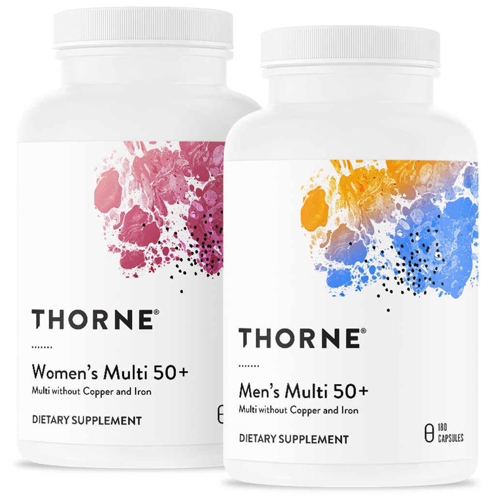 THORNE - Active Aging Multivitamine Bundle - Op maat gemaakte voeding voor mannen & vrouwen 50+ - 30 porties